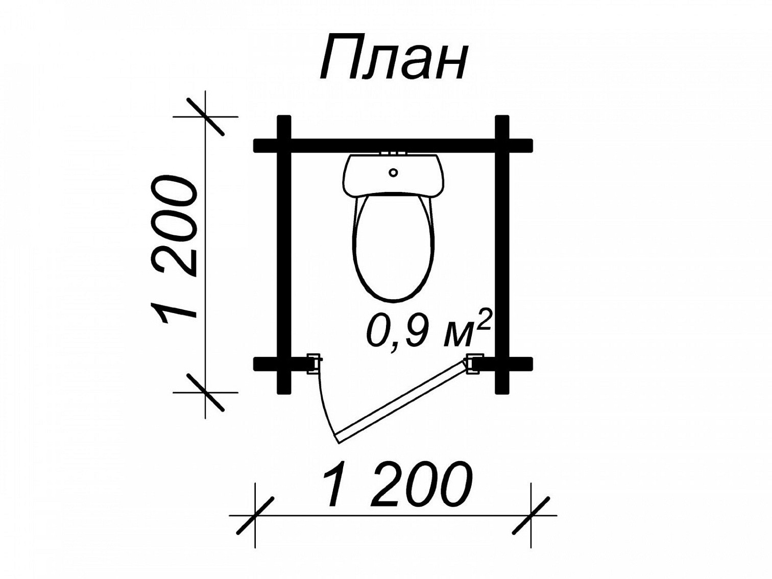 Туалет деревянный ХП 128